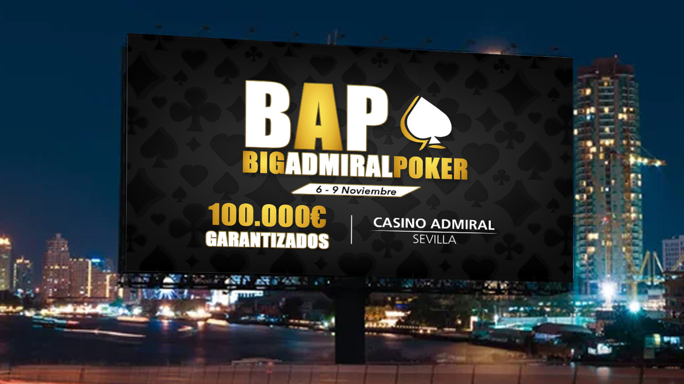 Big Admiral Póker regresa con su segunda edición y 100.000 € en premios garantizados