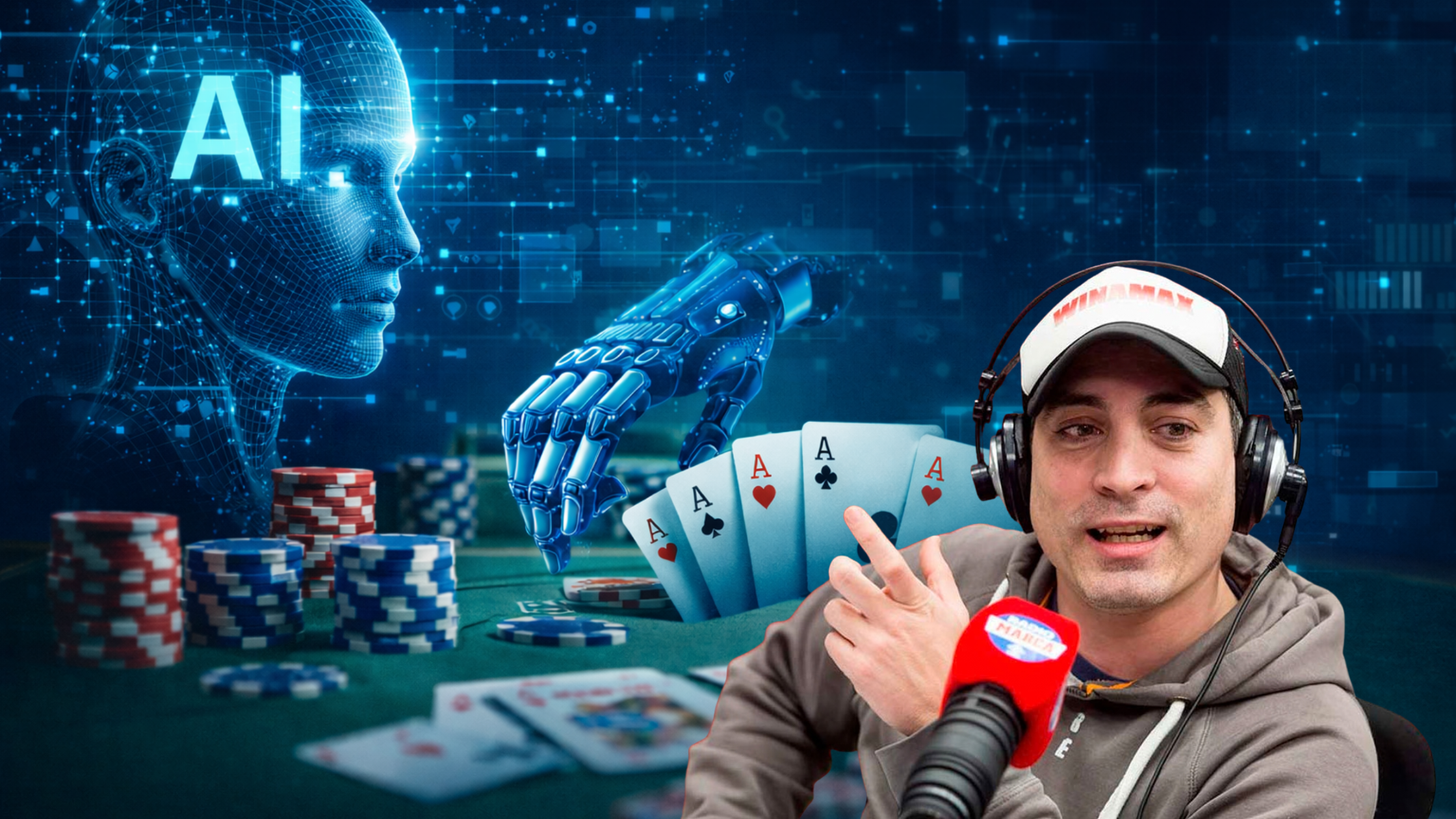 La semana del póker, entre la IA y los torneos que se juegan con “aire”
