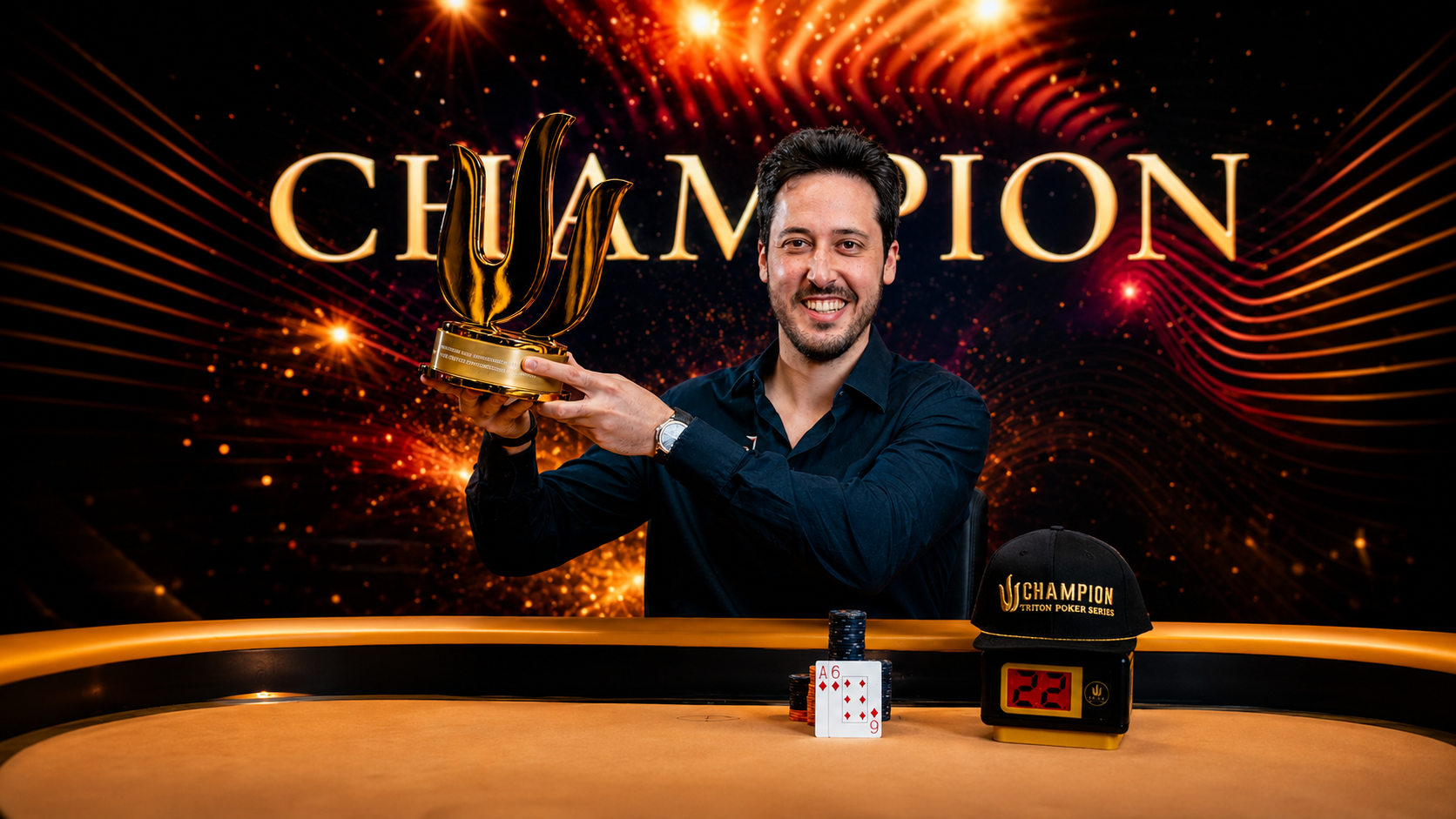 Adrián Mateos hace historia en Montenegro: 6,37 millones en el Triton Invitational