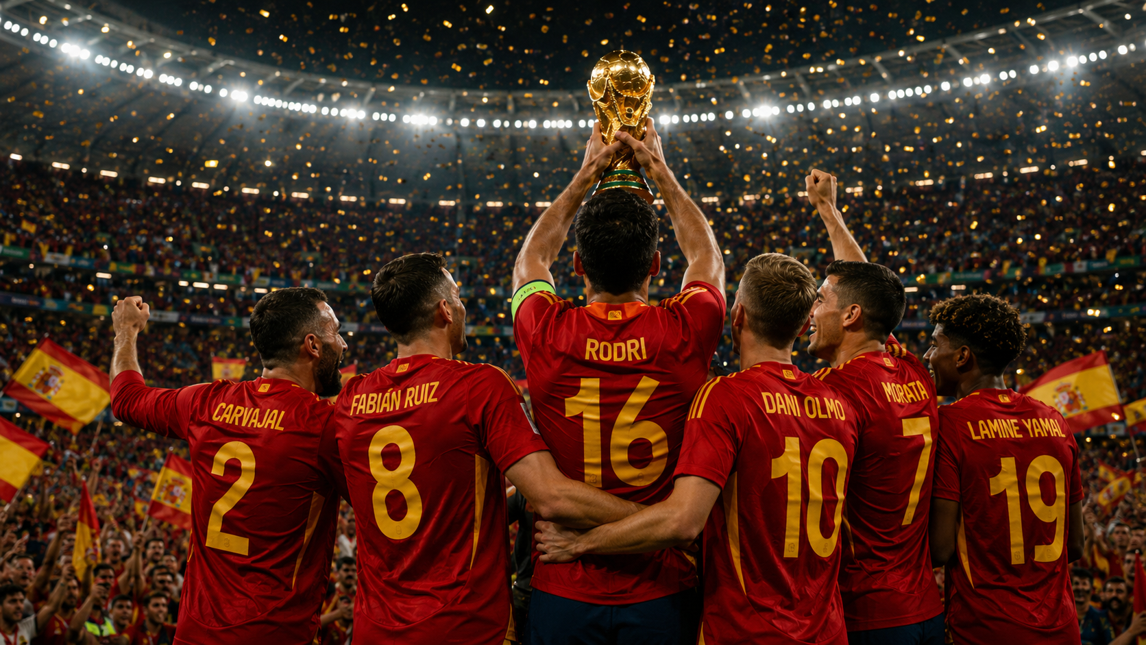 España toca el cielo en Nueva Jersey ante la Argentina de Messi