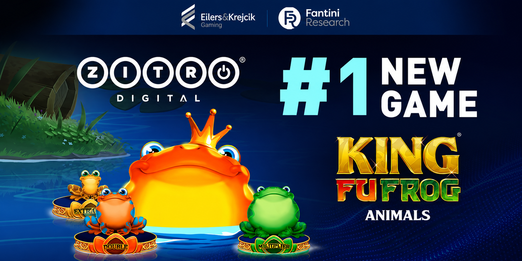 King Fu Frog – Animals, de Zitro Digital, número 1 en el ranking de nuevos juegos online de EKG