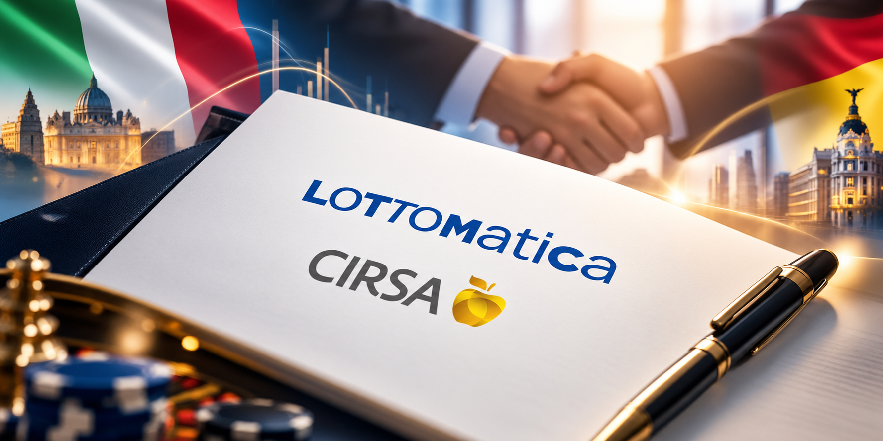Lottomatica y CIRSA aprueban el proyecto de fusión: juntas a finales de noviembre y 13,20 euros por acción para quien vote en contra